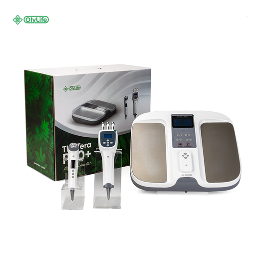OlyLife P90 Plus + Tera Machine – Ultimate PEMF & Terahertz Wellness System with Anti-Aging Beauty & Revitaluxe Massager